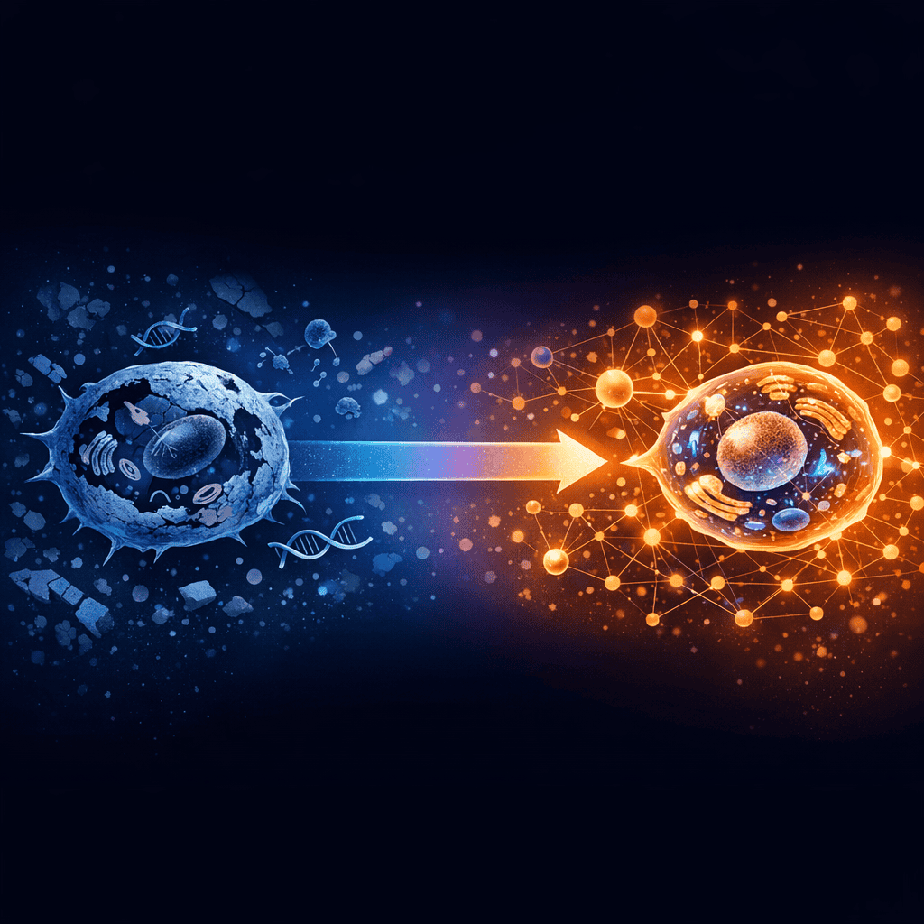 Illustration of the evolution of free radical theory of ageing