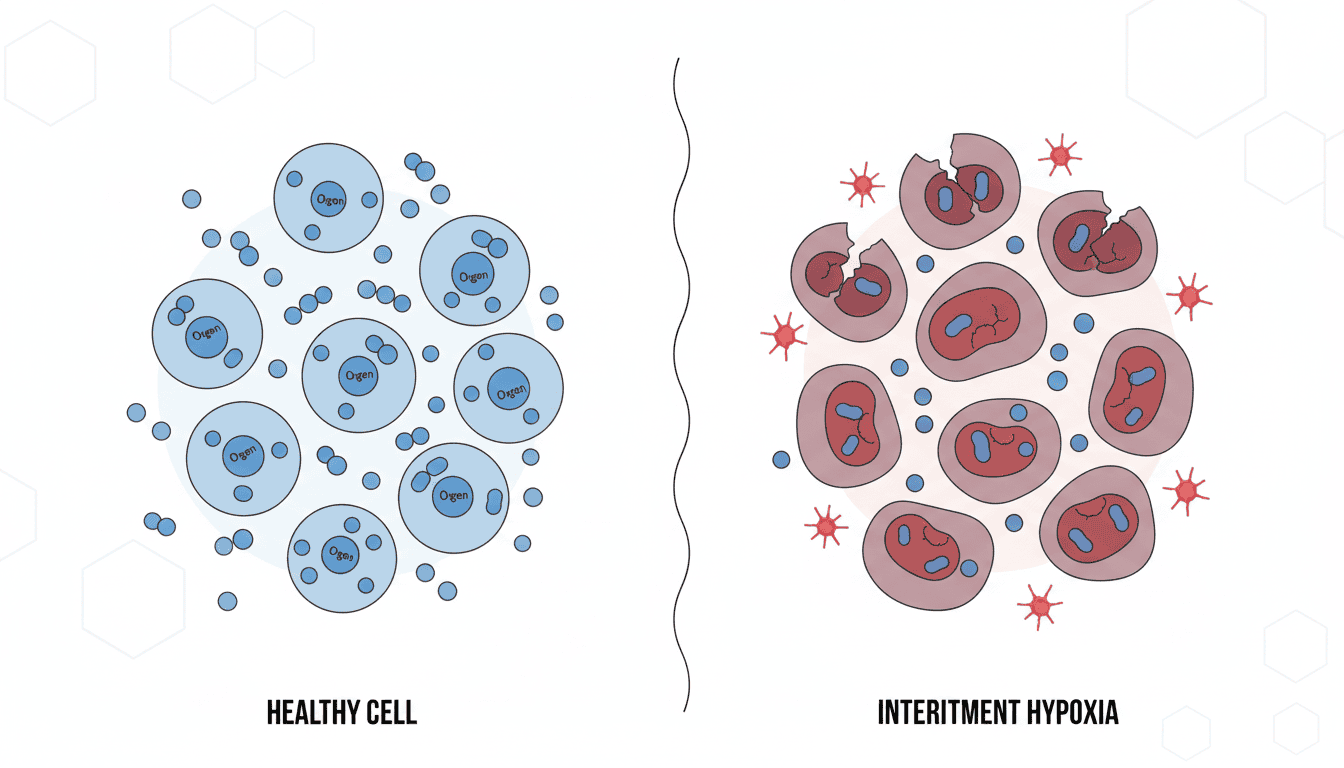 Featured image for Sleep Apnoea and Oxidative Damage: Understanding the Cellular Connection