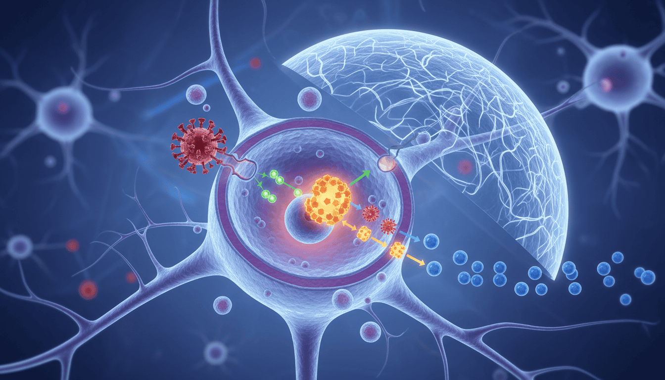 Featured image for How Brain Cells Activate Their Emergency Defence System