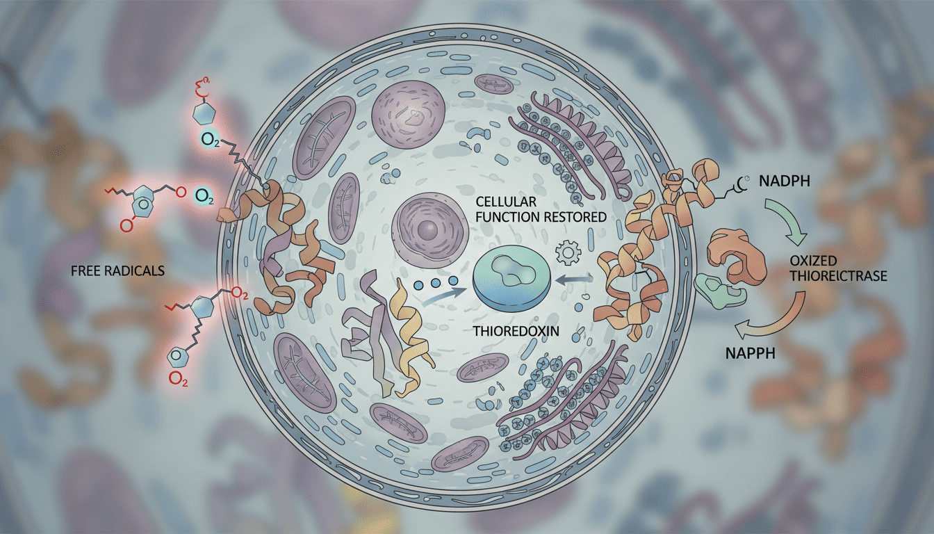 Featured image for How Thioredoxin Keeps Your Cells Running When Free Radicals Attack