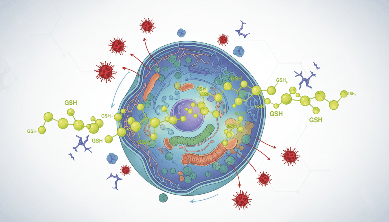 Featured image for How Glutathione Defends Cells When Illness Strikes