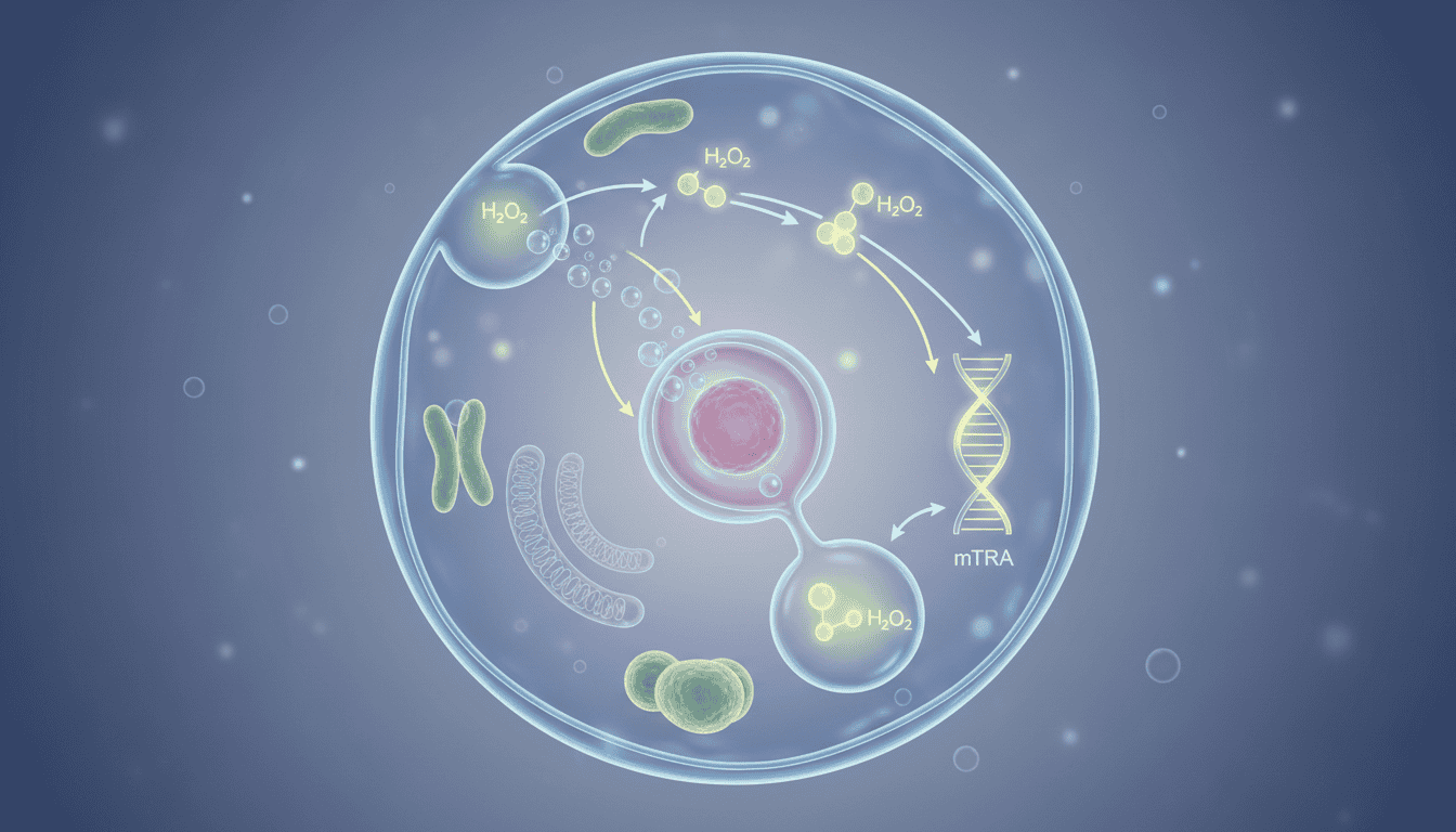 Featured image for How Hydrogen Peroxide Became Your Cells’ Messaging System