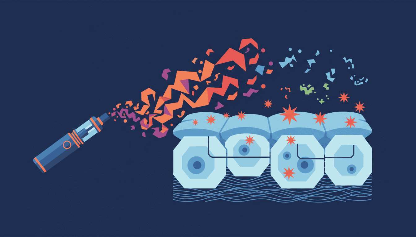 Featured image for How E-cigarette Vapour Floods Cells with Oxidative Stress