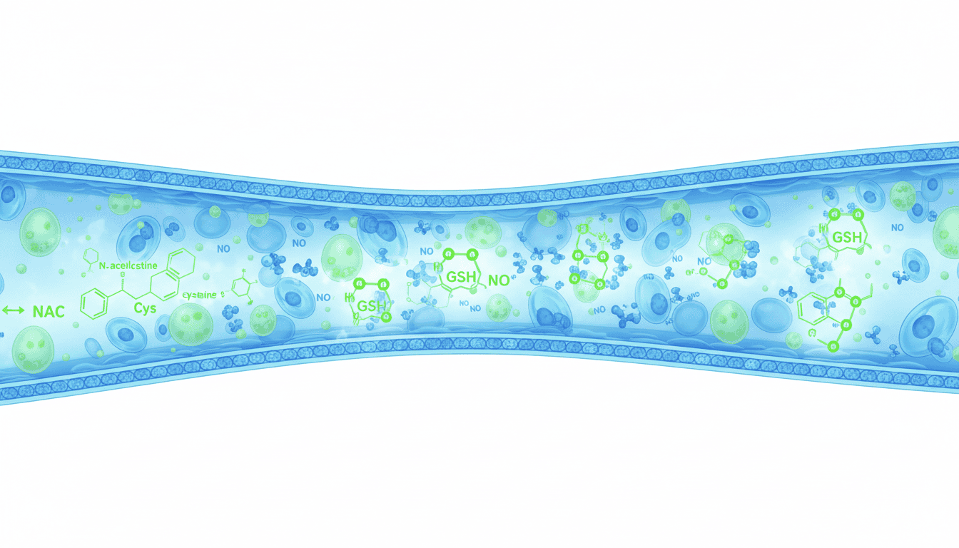 Featured image for How NAC Supports Blood Vessel Function Through Glutathione Production