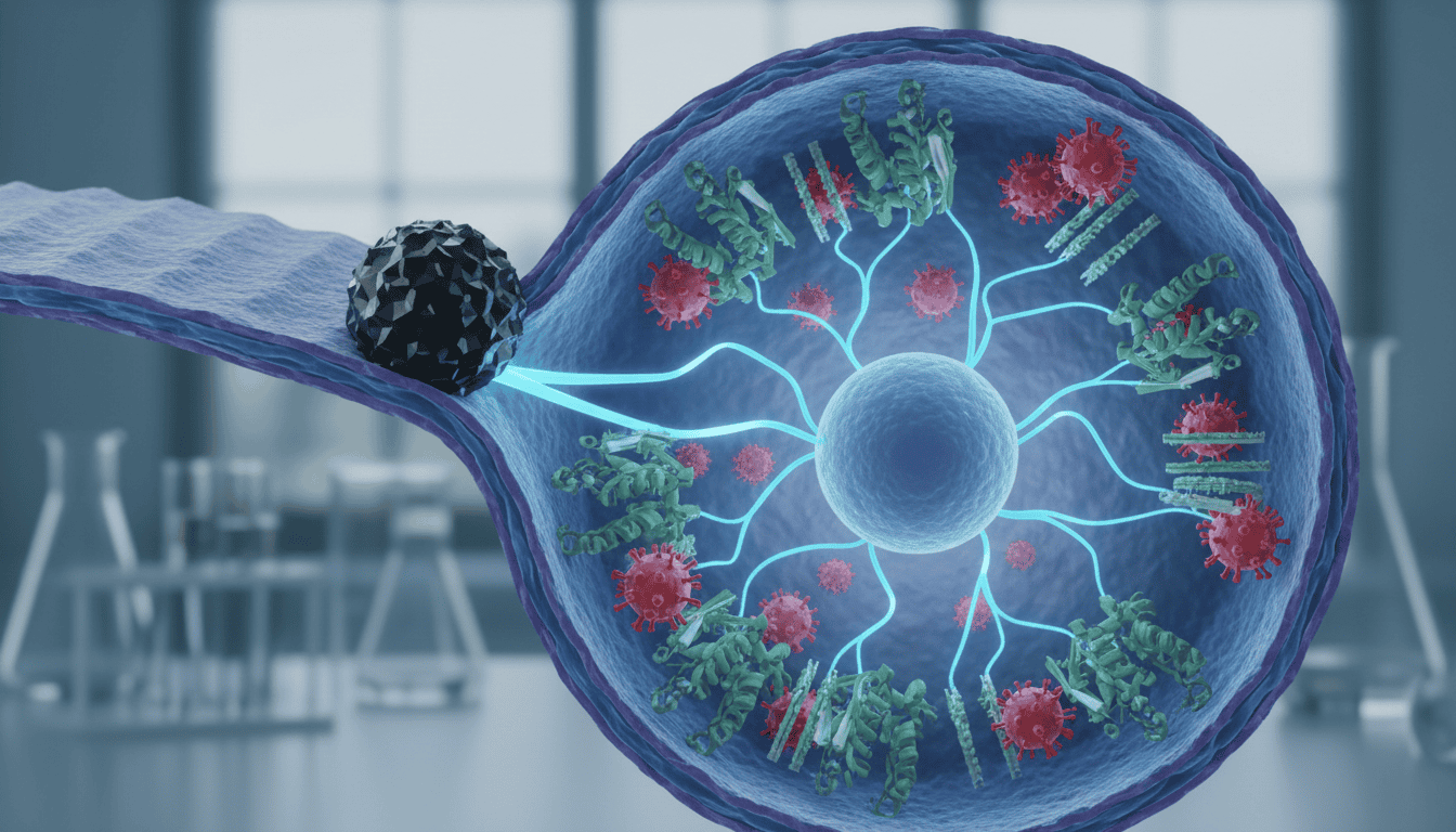 Featured image for How Manganese Dioxide Nanoparticles Trigger Cellular Defence Systems
