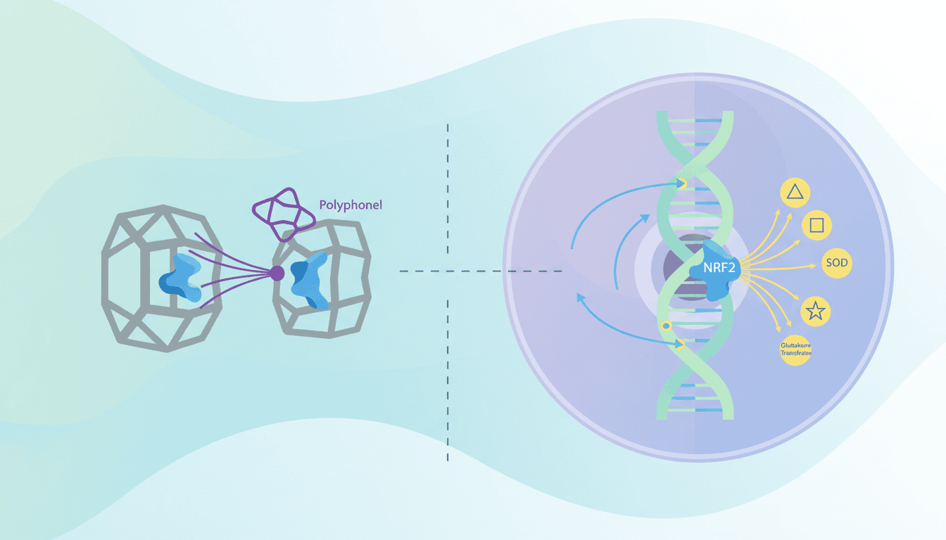 Featured image for How Polyphenols Wake Up Your Cells' Antioxidant Defence System